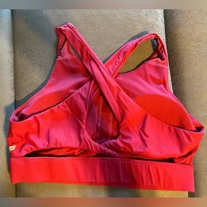 Burgundy No-Bounce High Impact Sports Bra